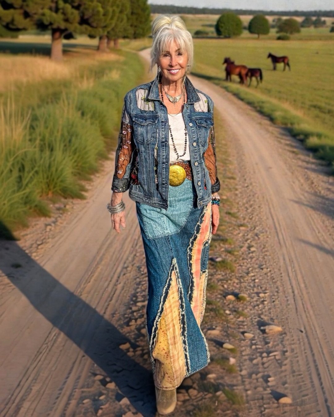 Where denim meets soul ✨
Layered textures, artisan details, and a silhouette that moves effortlessly with you&mdash;this look is all about confidence, freedom, and timeless bohemian style 🤍
Wear what feels like you.

📦 We do ship across Canada!
If 