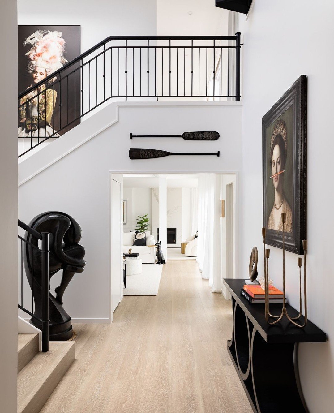 Christened The Art House (by us), Interior designer @sarahfootedesign and I thought this St Heliers home needed a name befitting of its gallery-like persona. | Auckland, NZ⁠
⁠
#interiordesigner #remodel #studioweir #archilovers #architecturelovers  #