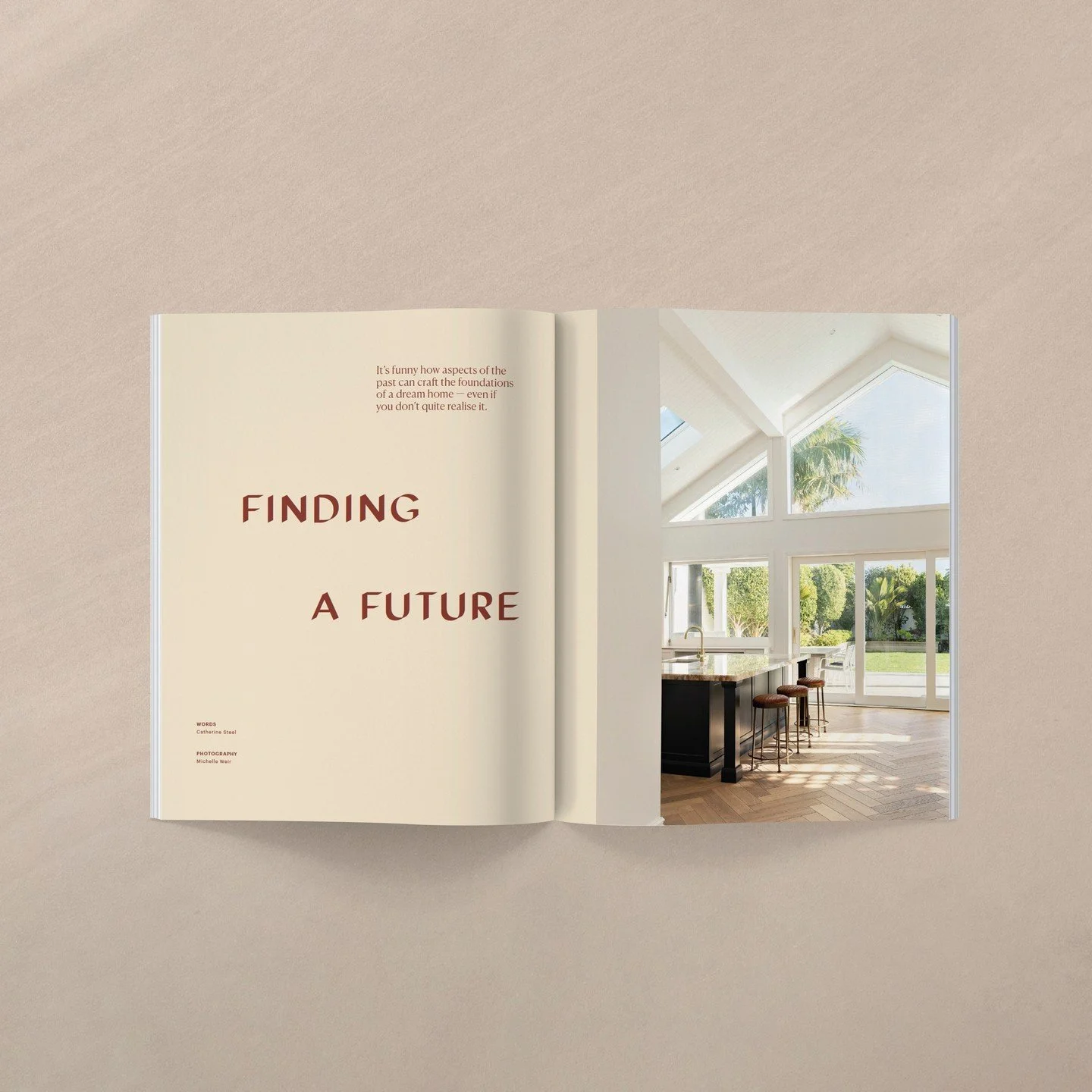 There's much more than meets the eye in the beautiful home of the Bainbridge family. 
When Lauren and Glenn realized plans for their bungalow's renovation would result in more compromises than benefits, they decided to build new and achieved everythi