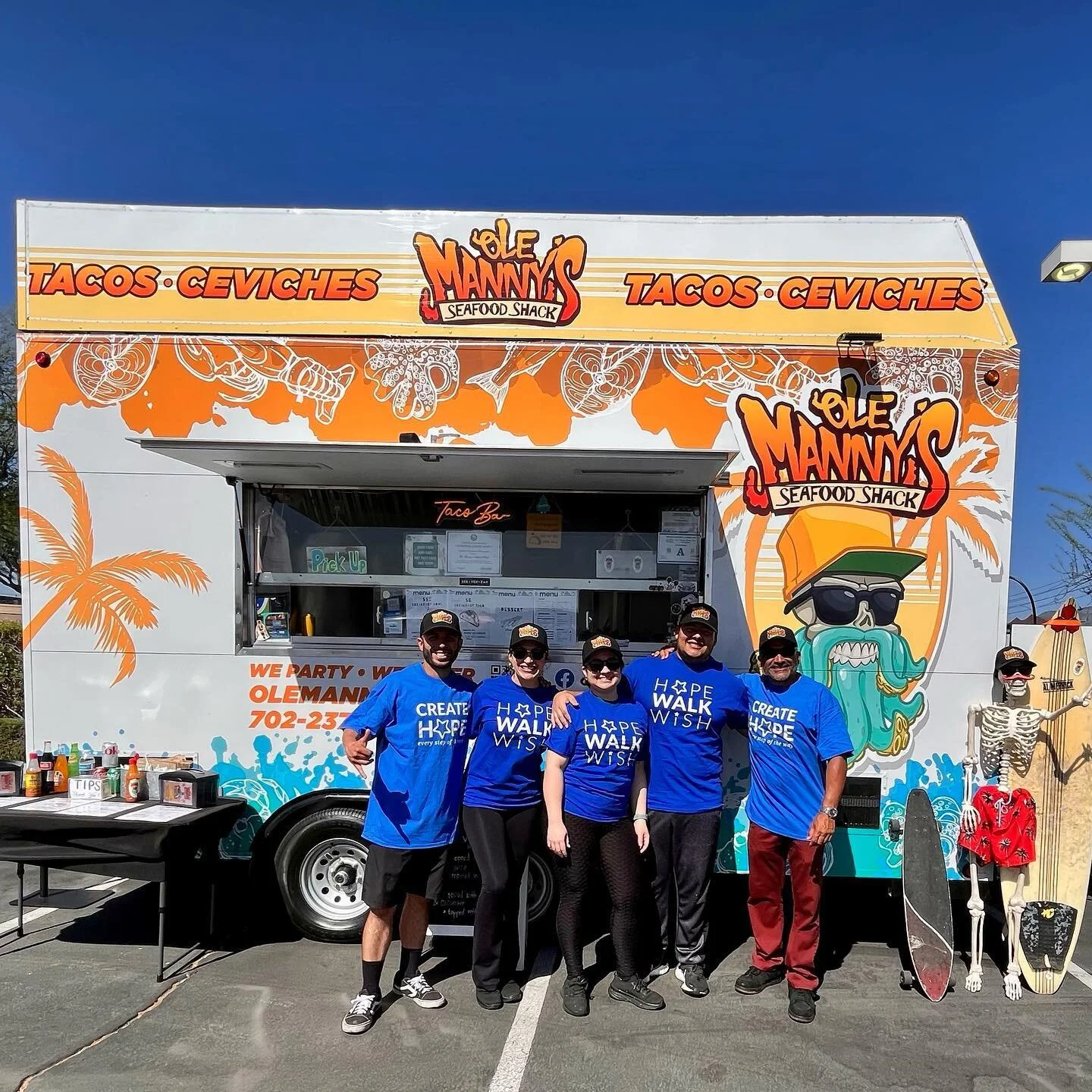 So honored to be a part of Walk For Wishes @makeawishsnv today ✨

Helping make wishes come true in Southern Nevada!! 👏🏼🙏💙

#olemannysseafoodshack #foodtruck #lasvegas #walkforwishes