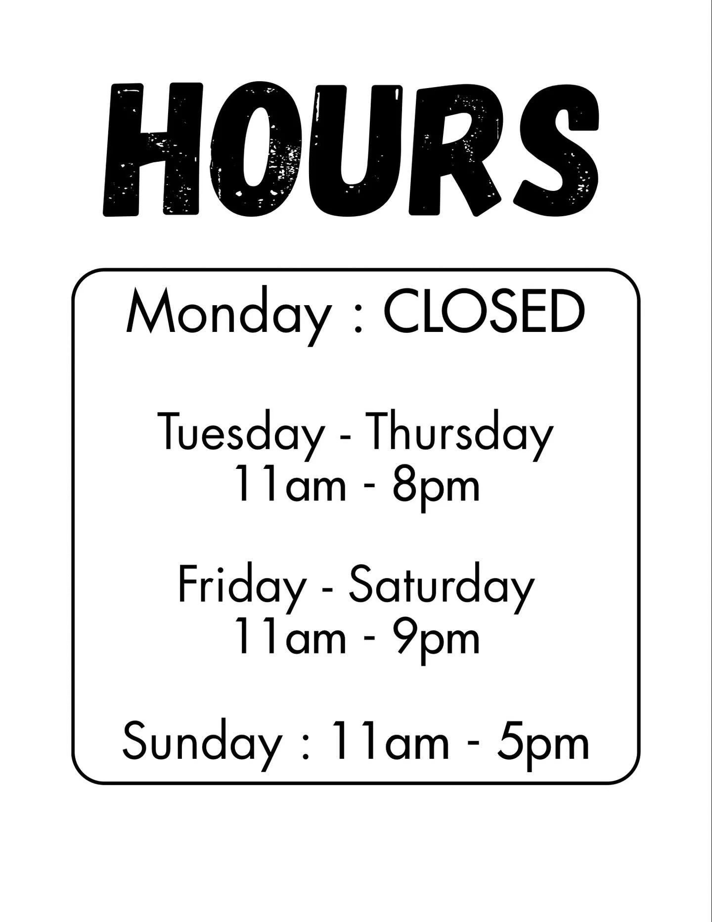 Regular hours at the Shack start today!!! 📣. 

🌮🚌 Food truck available for bookings - Private parties, weddings &amp; events!!