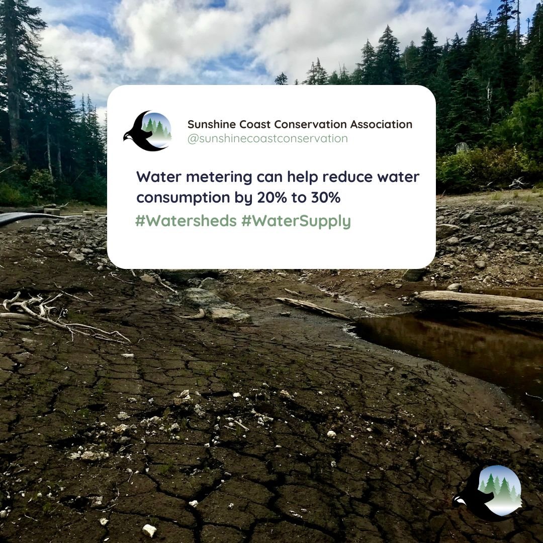 Water meters are used to measure the amount of water consumed per household