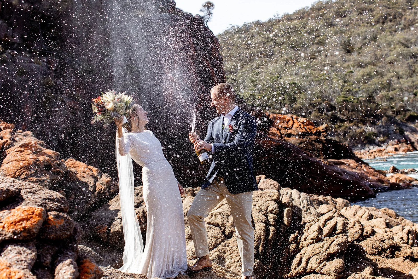 Coles Bay Elopement, East Coast Tasmania.