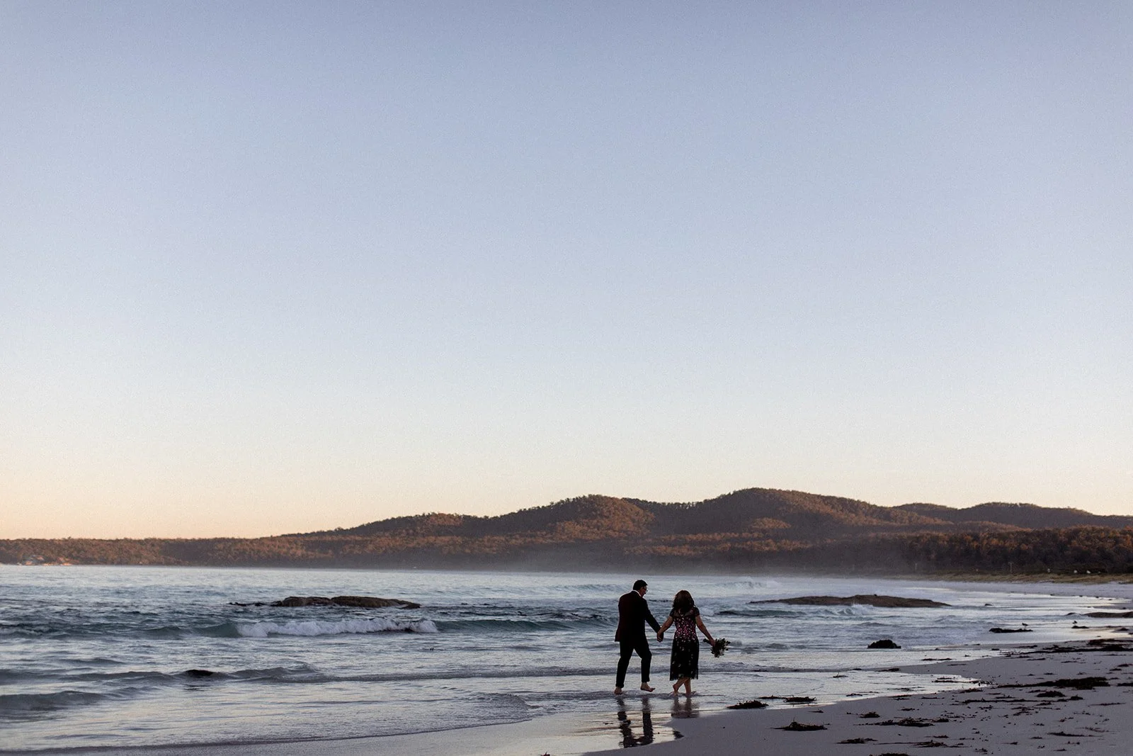 Loved up elopement - The Gardens, Bay of Fires. 