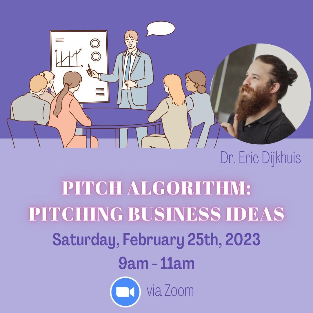 Zoom Workshop this Saturday! Pitch Algorithm: Pitching Business Ideas with Dr. Eric Dijkhuis. 

❤ 50 points

When: Saturday, 02/25
Time: 9am - 11am
via Zoom

Please contact Senator Tyler Hiranaka at thiranaka@jcihonolulu.org for the zoom link!