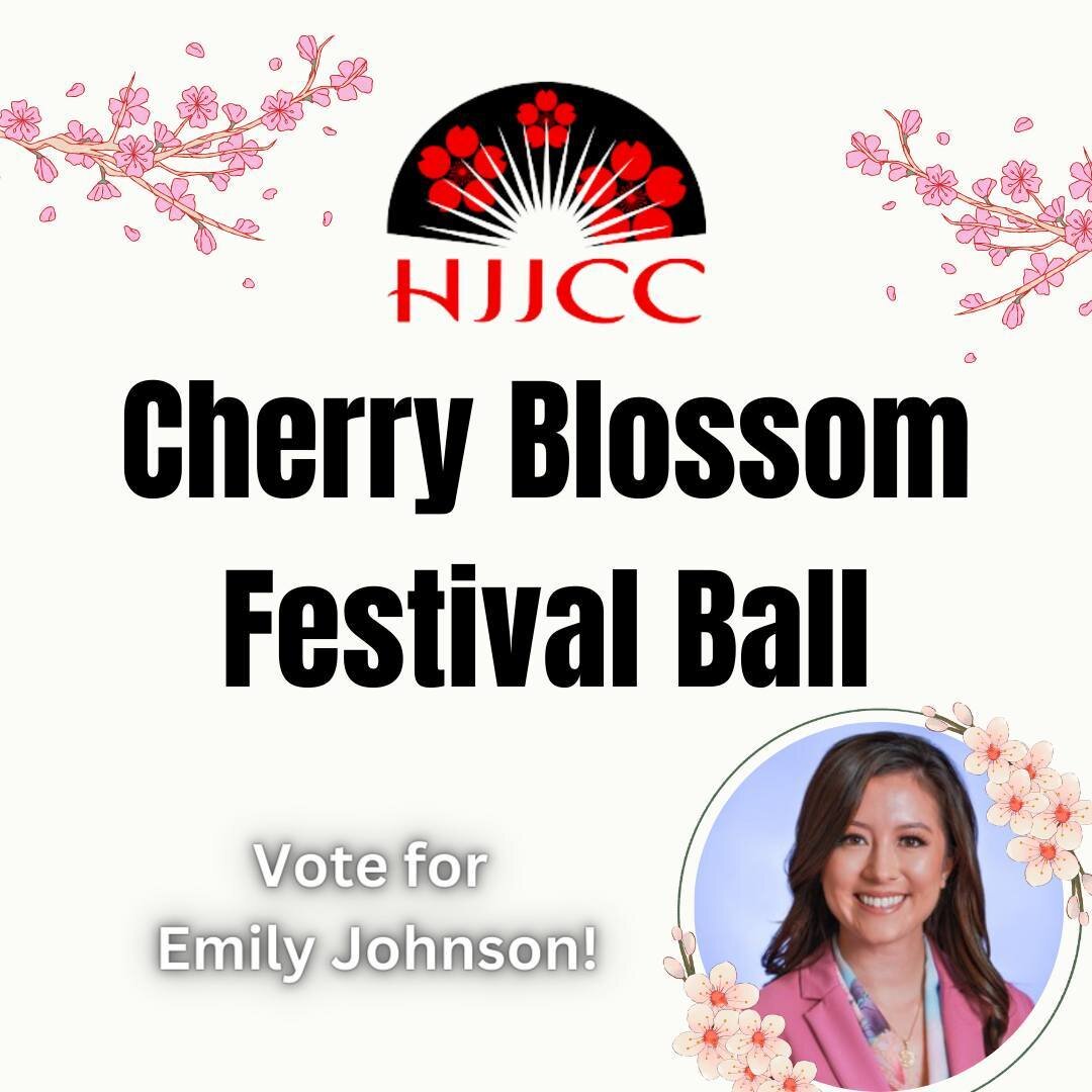 HJJCC (Honolulu Junior Japanese Chamber of Commerce) is hosting its annual Cherry Blossom Festival Ball, and one of our own, Emily Johnson, is competing! WOOHOO Emily! It will be at the Sheraton Wakiki this Friday (03/31) from 4 pm - 9 pm.

Let&rsquo