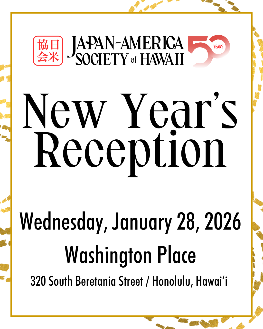 JASH New Year's Reception