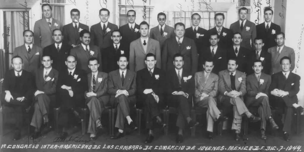 Inter-American Congress in Mexico City in 1944, where the U.S. Junior Chamber of Commerce officially established the association as an international organization: Junior Chamber International