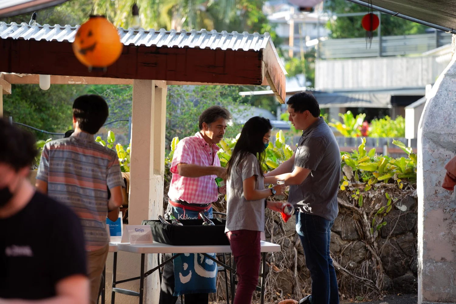 Attendees at the first Obake Sake event in 2022, then called JCI Sake Houdai.