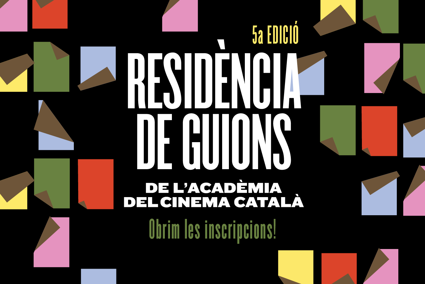 Se abren las inscripciones para participar en la 5ª edición de la Residència de guions