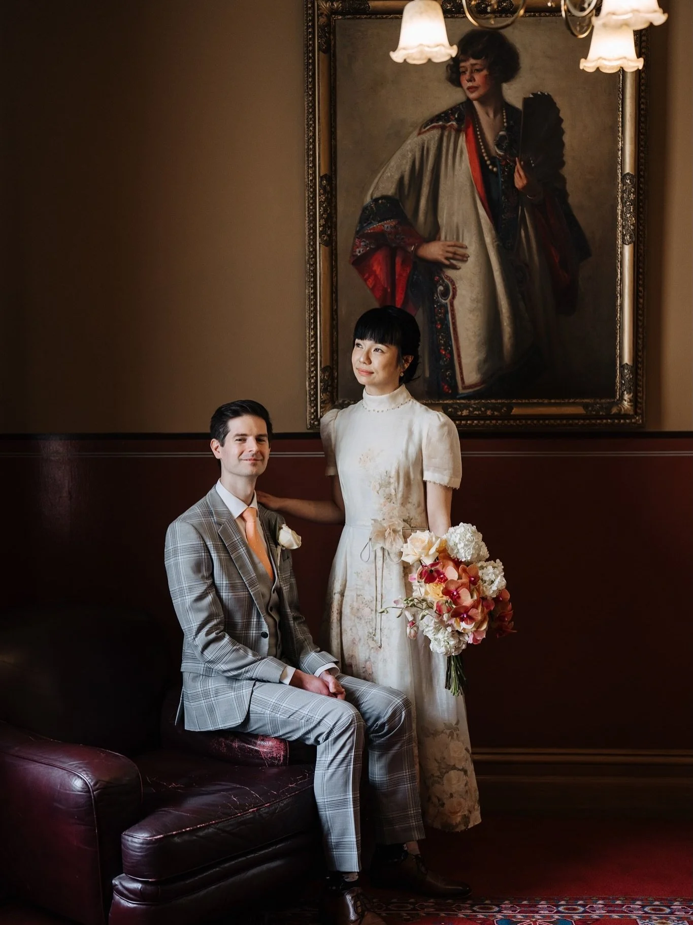 A recent favorite of mine ~ An elegant, pared back intimate wedding was just perfect for Q &amp; R

They were married at the Old Treasury Building on a Sunday morning followed by a high tea at the Windsor Hotel 💛

Ceremony @vicmarriageregistry 
Rece