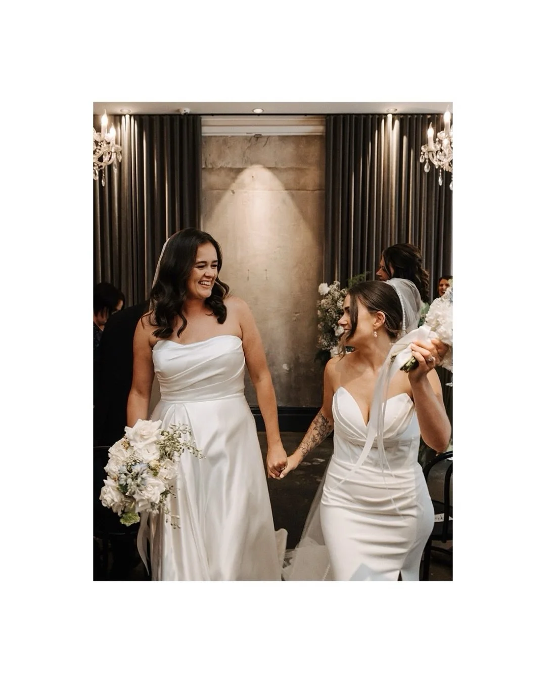 Sooo much love for Nicole and Brooke&rsquo;s day I don&rsquo;t even know where to start✨🤍 

These two gorgeous humans started their day at the Old Treasury building in the CBD to officially make things official before celebrating a second heartfelt 
