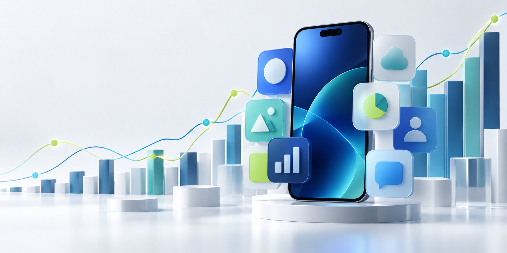 App download trends illustration