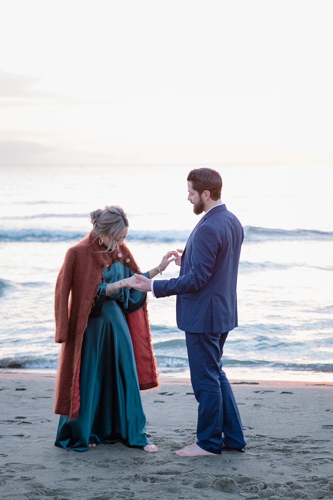wedding proposal at the beach near rome.jpg