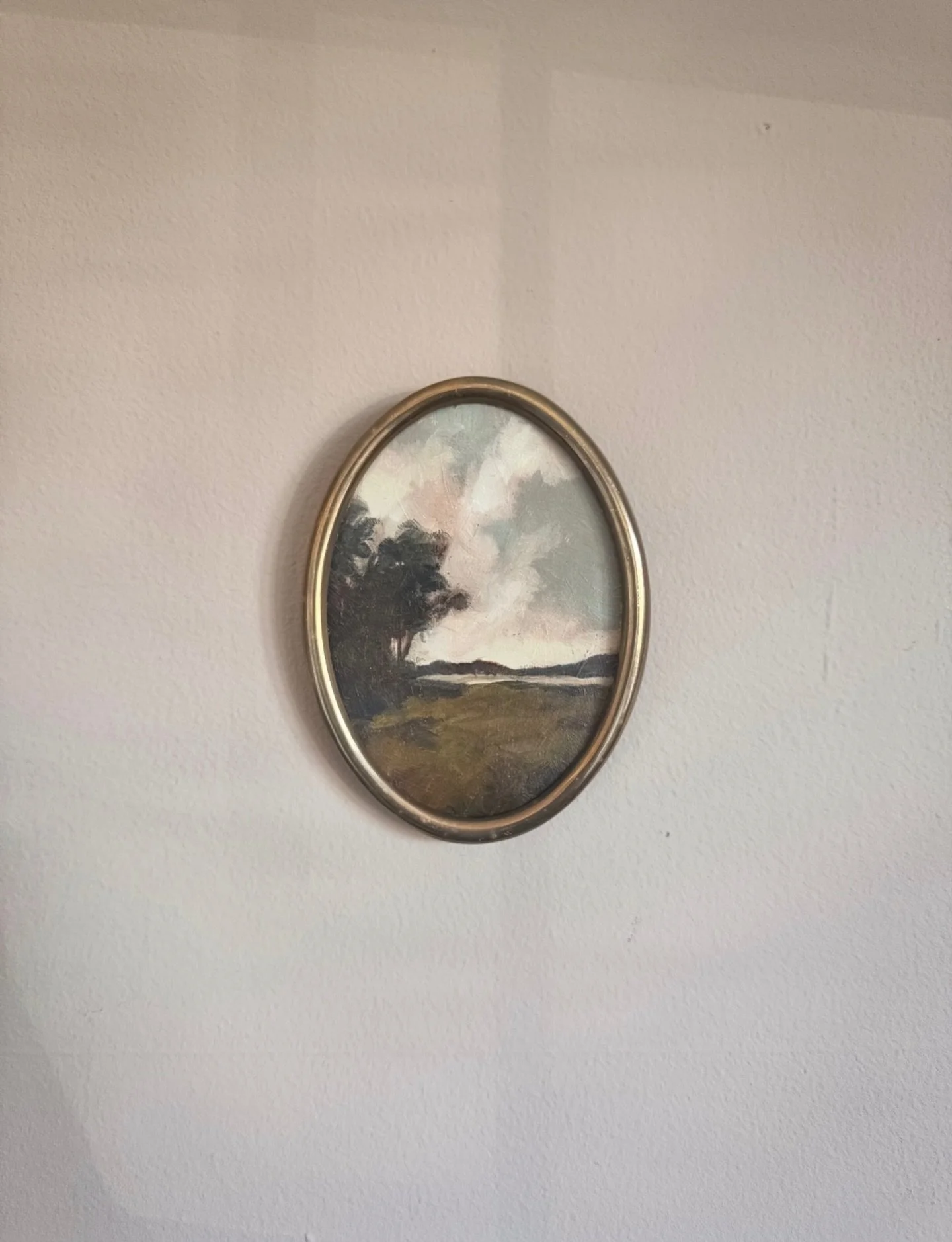 This was one of the first oil paintings I let leave the studio.

I still come back to it &mdash; not to repeat it,
but to remember what I was paying attention to then.

That attention has quietly led me to a new body of work,
A Gentler Time, arriving