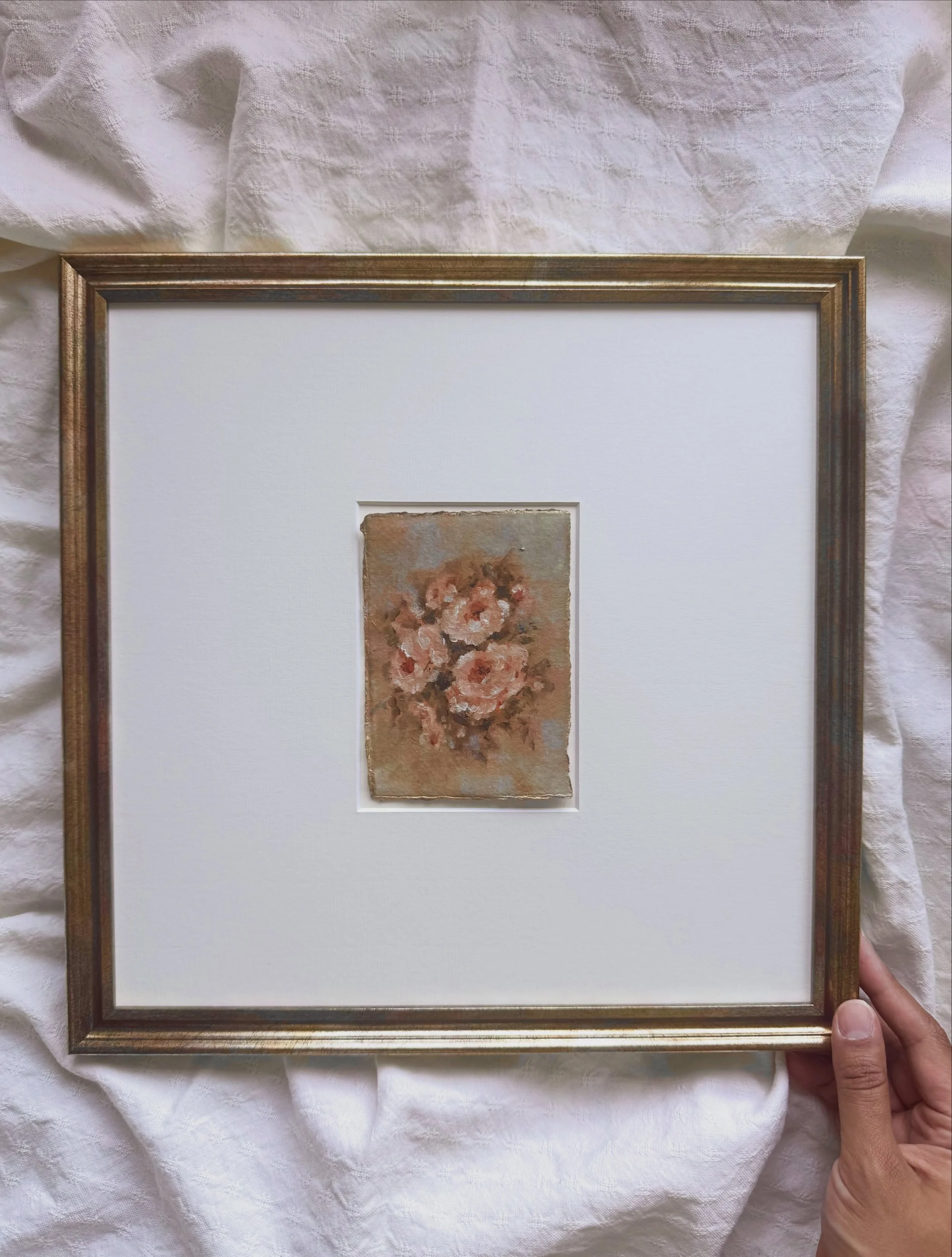Sometimes a painting changes completely once it&rsquo;s framed.

The space around it becomes part of the piece. The quiet becomes just as important as the paint itself.

I thought I&rsquo;d share this one with you.

You can find find it in the link i
