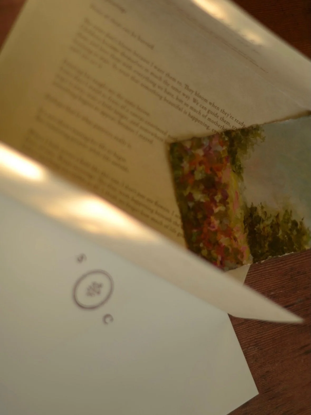 There is something different about receiving something that only asks you to read, feel and contemplate.

A letter you can sit with.
A small piece of art you can hold.
Something made intentionally, packed by hand, and sent from my studio to your home