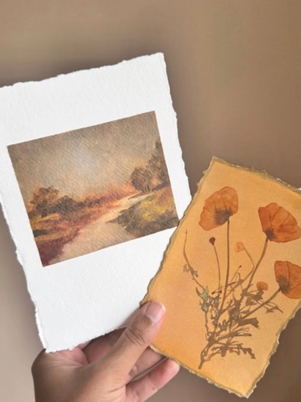 A conversation between two collections.

An archived botanical study paired with a landscape from The Way Home. Different in subject, yet connected through their warmth, softened colours and a shared sense of nostalgia.

I&rsquo;ve always loved the f