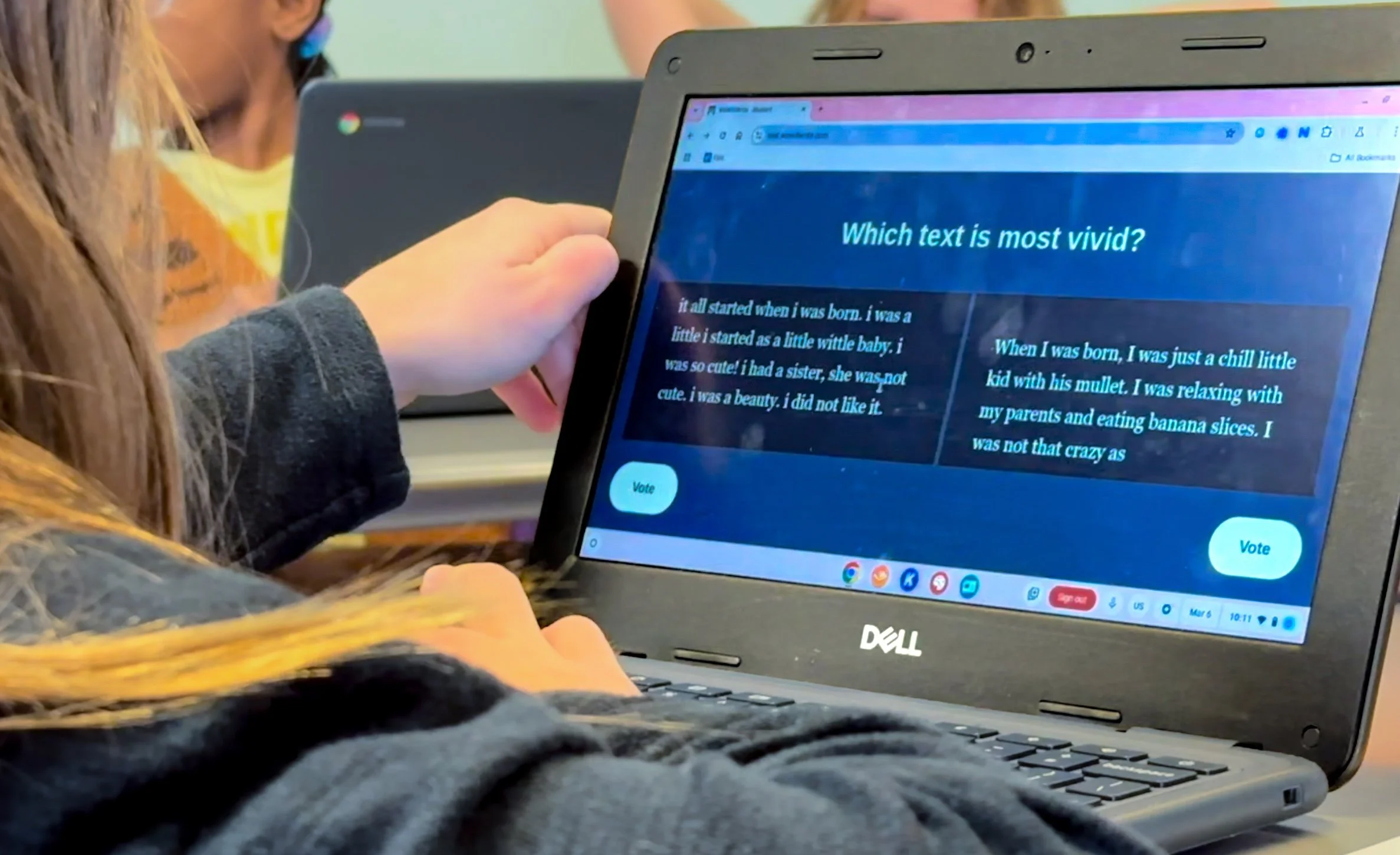 When writing becomes a team sport: A middle school growth story