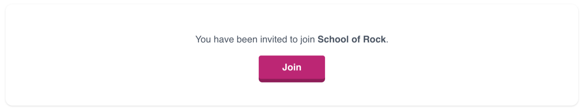 A screenshot of the page teachers see when joining a group.