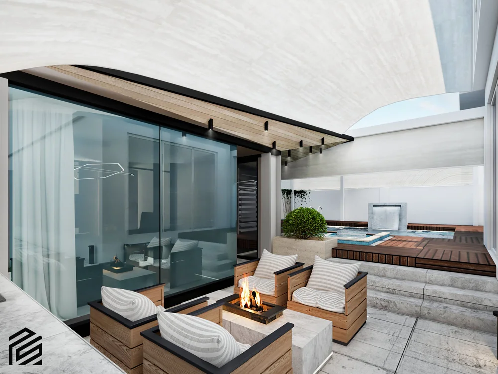 Garden Majlis and Swimming Pool Design Dubai & UAE — Project Society ...