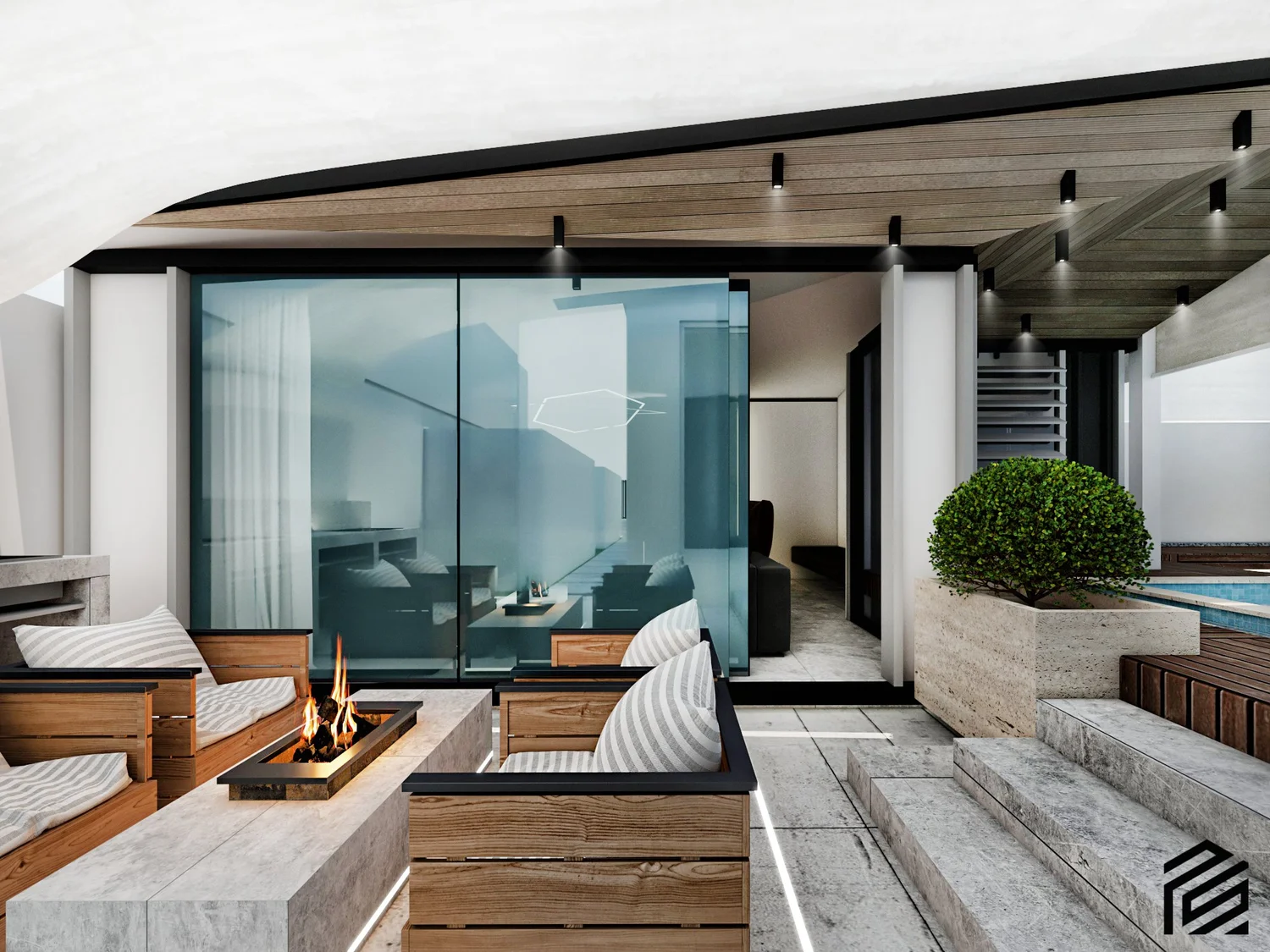 Garden Majlis and Swimming Pool Design Dubai & UAE — Project Society ...