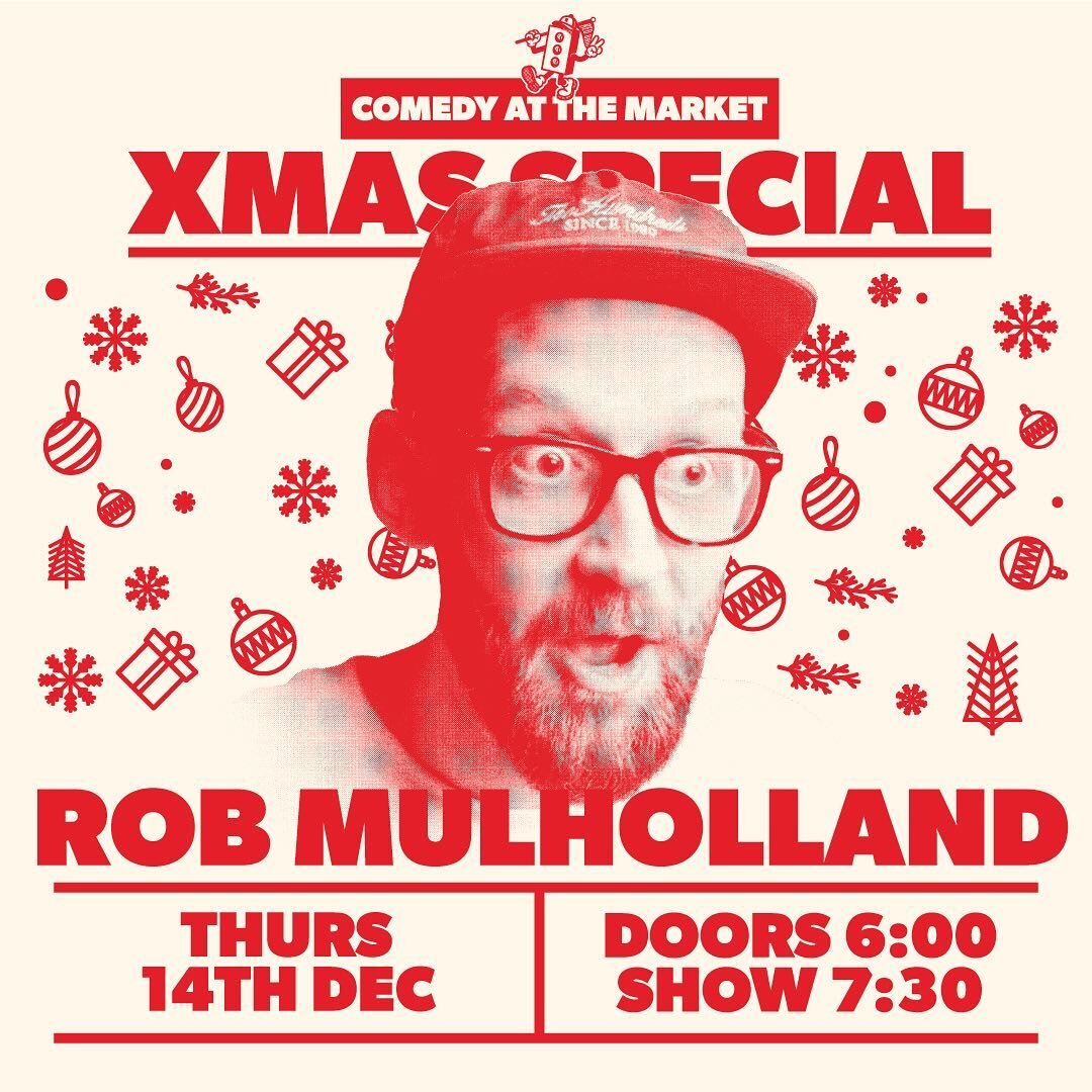 The amazing @robmulholland is back hosting your Christmas Comedy Special joining @tezilyas 

Rob is one half host of popular  @deadmentalkingpod with Freddie Quinne. Rob is known for his intricately woven, gag-packed stories. After reaching the final
