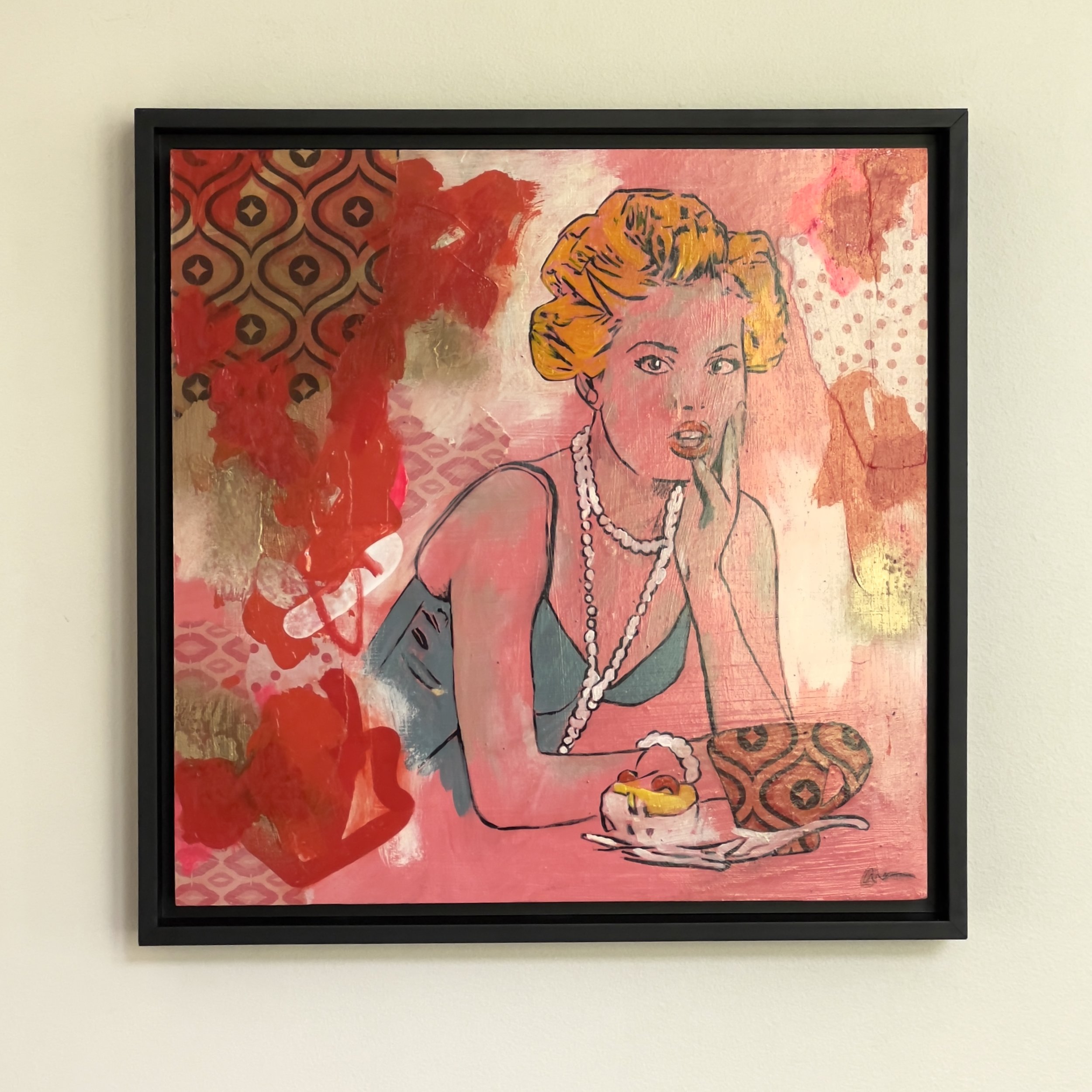 Sugar - on wall with frame