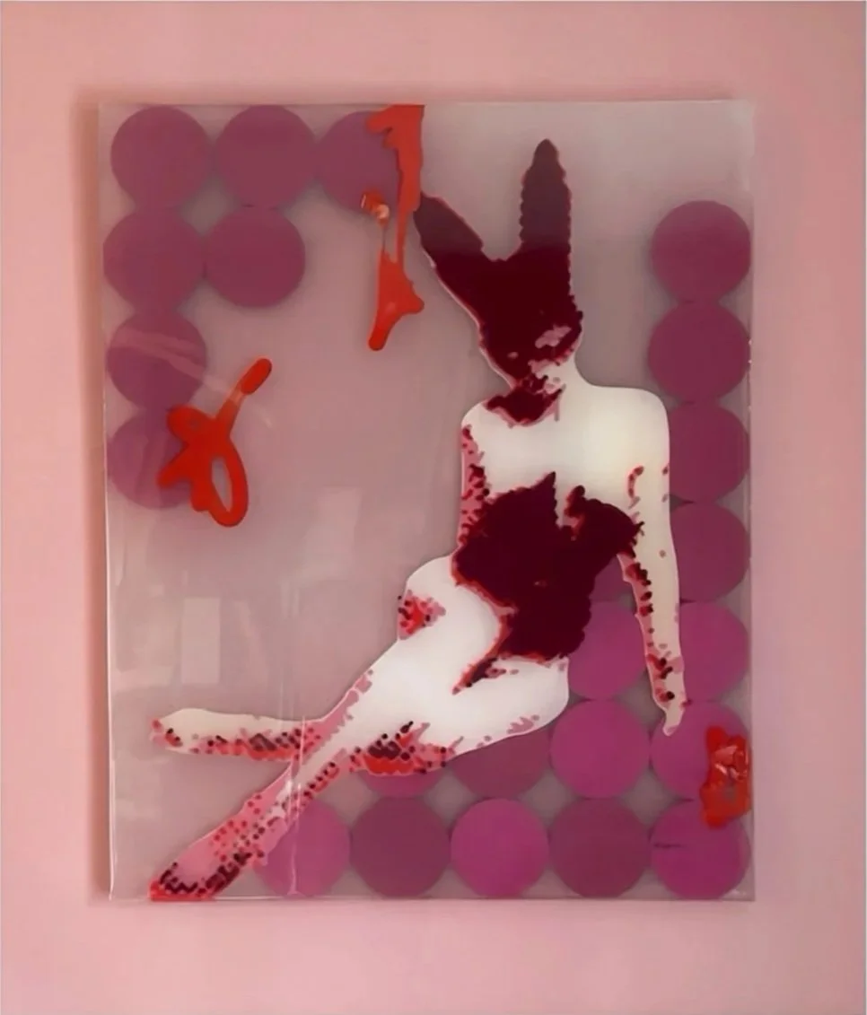 Miss January, Resin, acrylic and wood, 2026