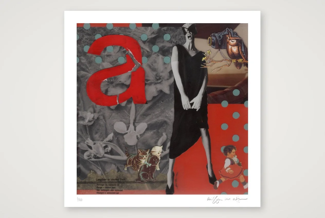 Full view of Sit Still and Look Pretty by Alissa Van Atta, museum-quality archival giclée print.
