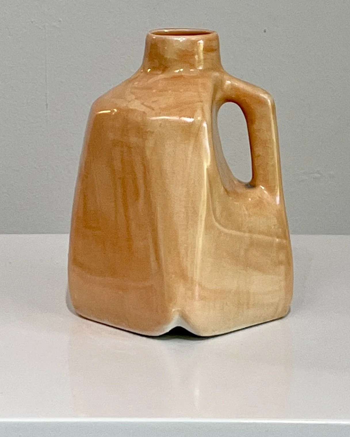 Front view of handcrafted porcelain Milk Jug 26.53