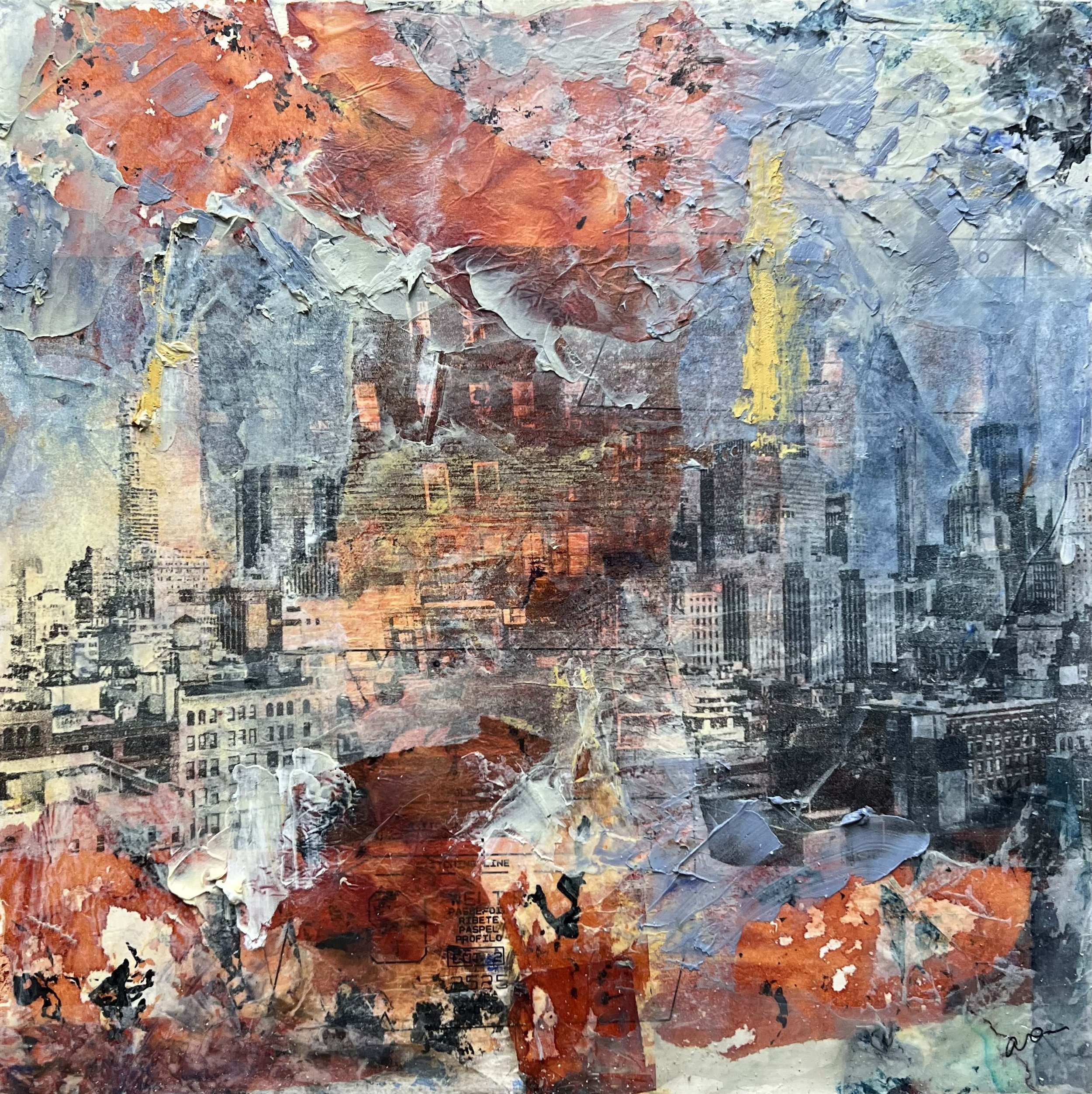 Metro Eclectic — Original Abstract Cityscape Painting
