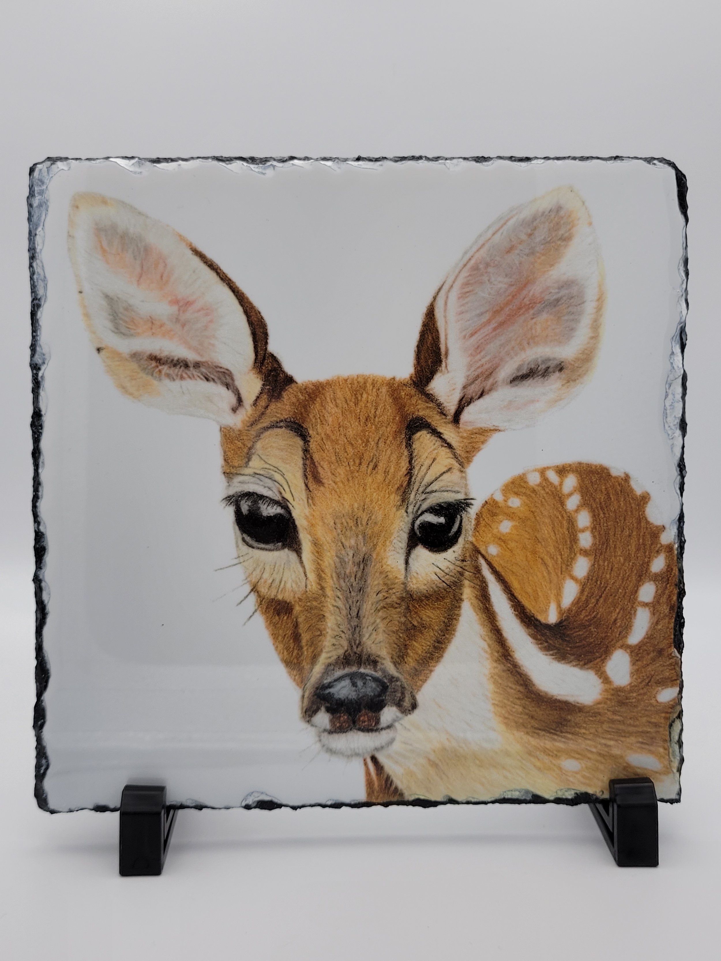 Decorative picture slates: deer.