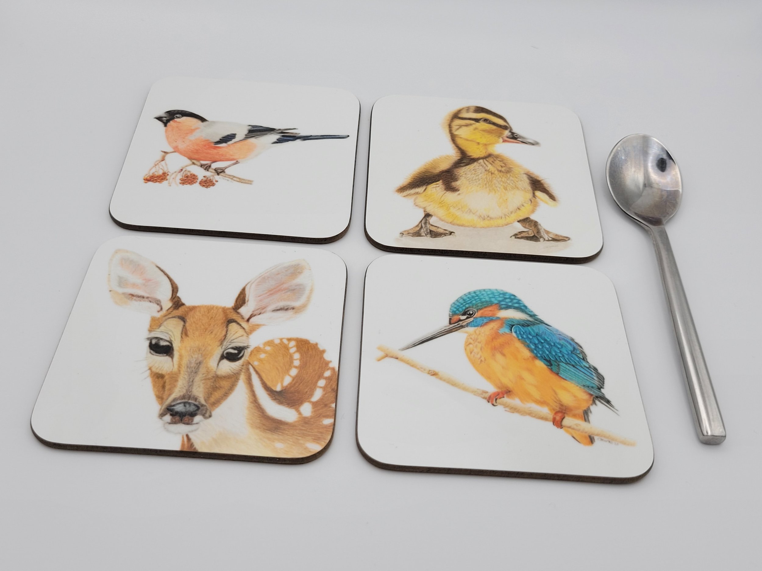 Wildlife coasters.