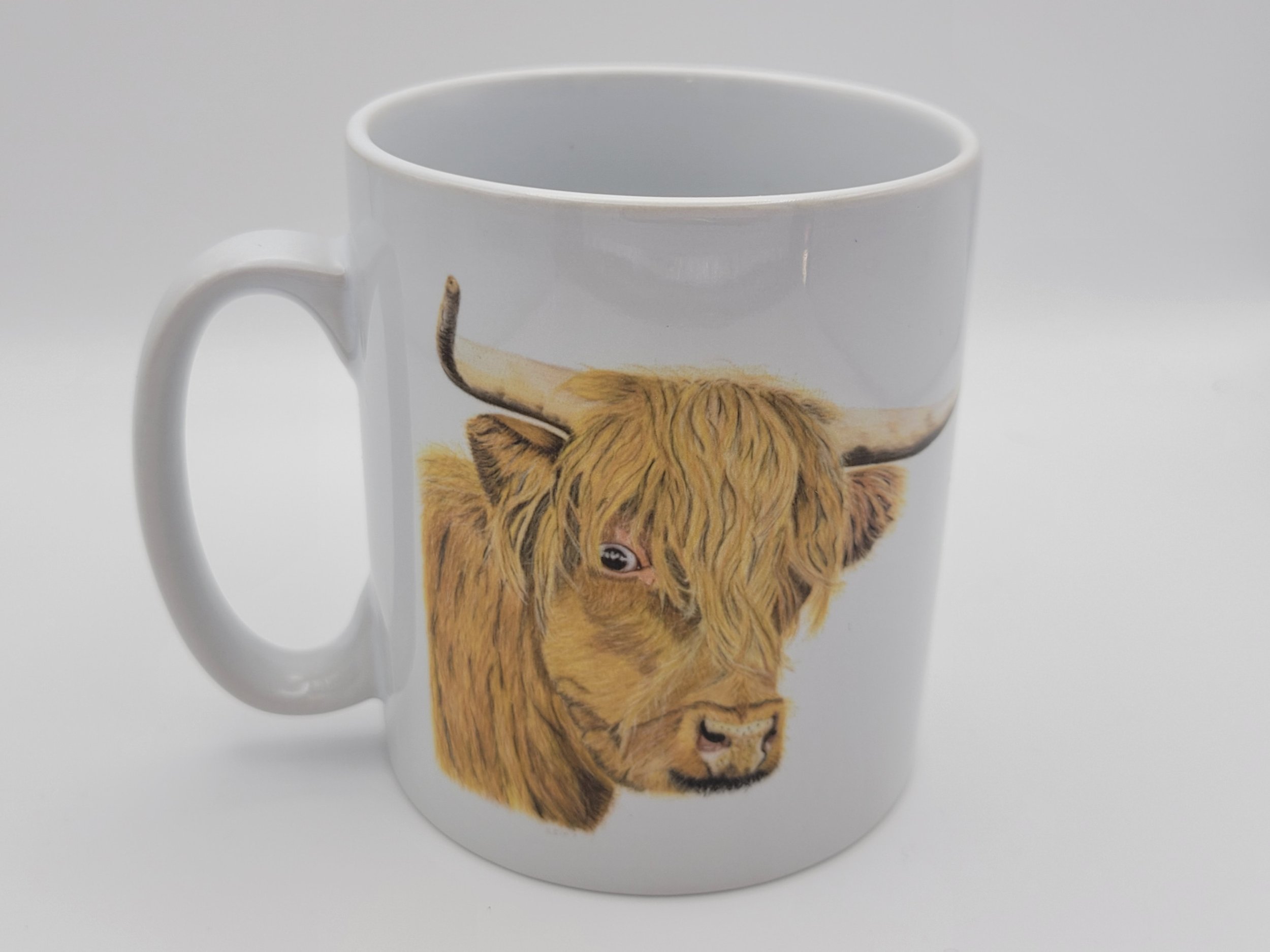 Highland cow mug.
