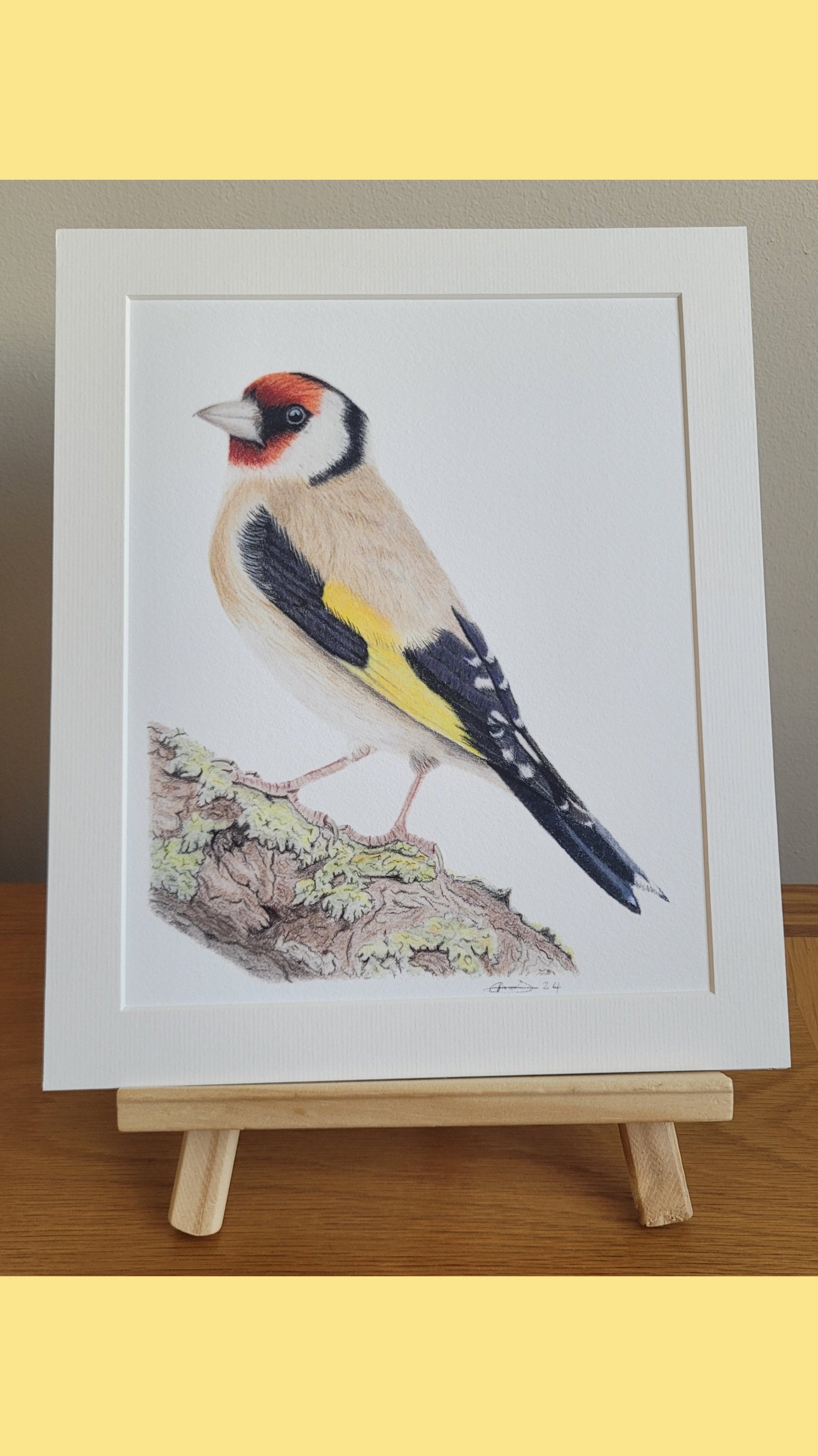 Goldfinch fine art print.