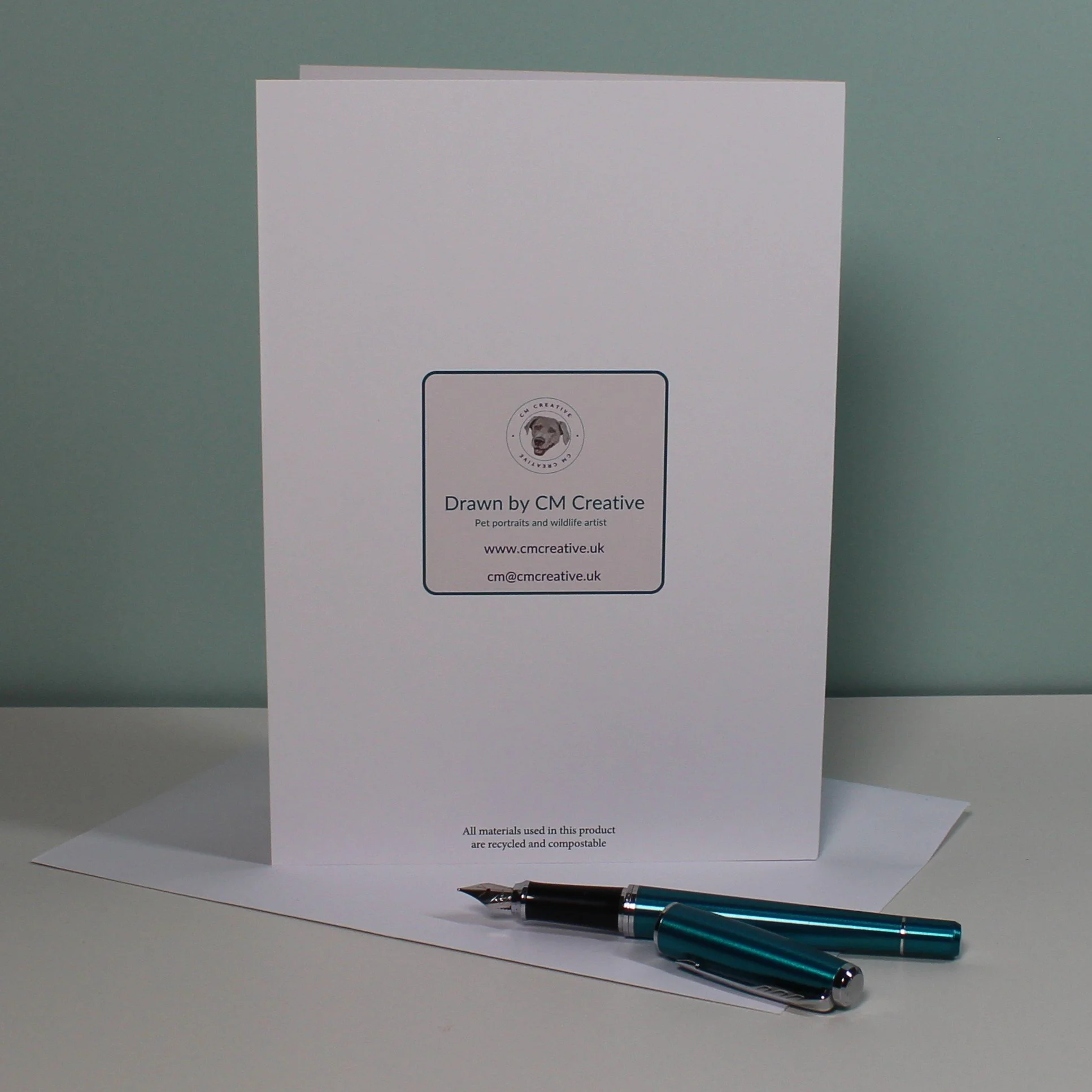 Red kite greetings card (blank inside). (Copy) (Copy)