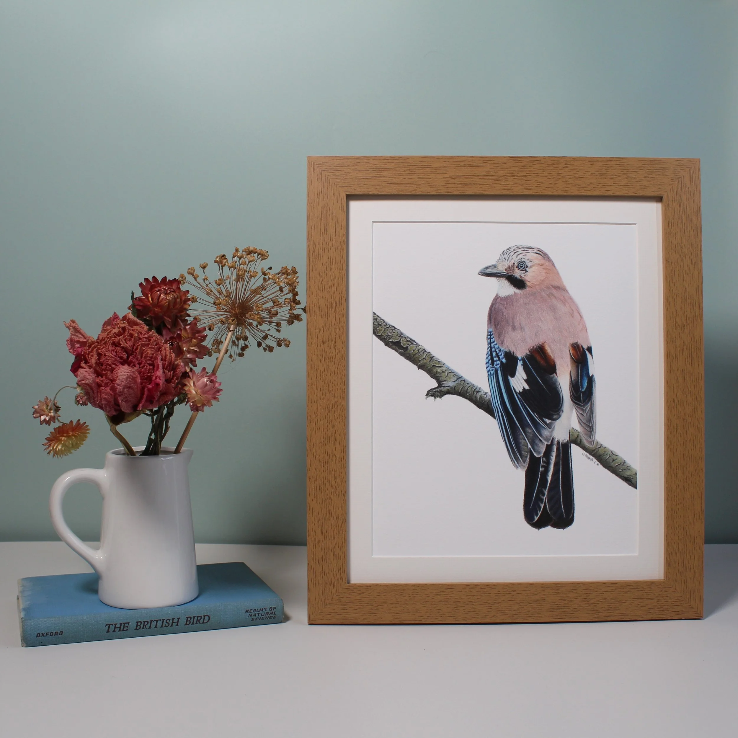 Jay large framed fine art print.