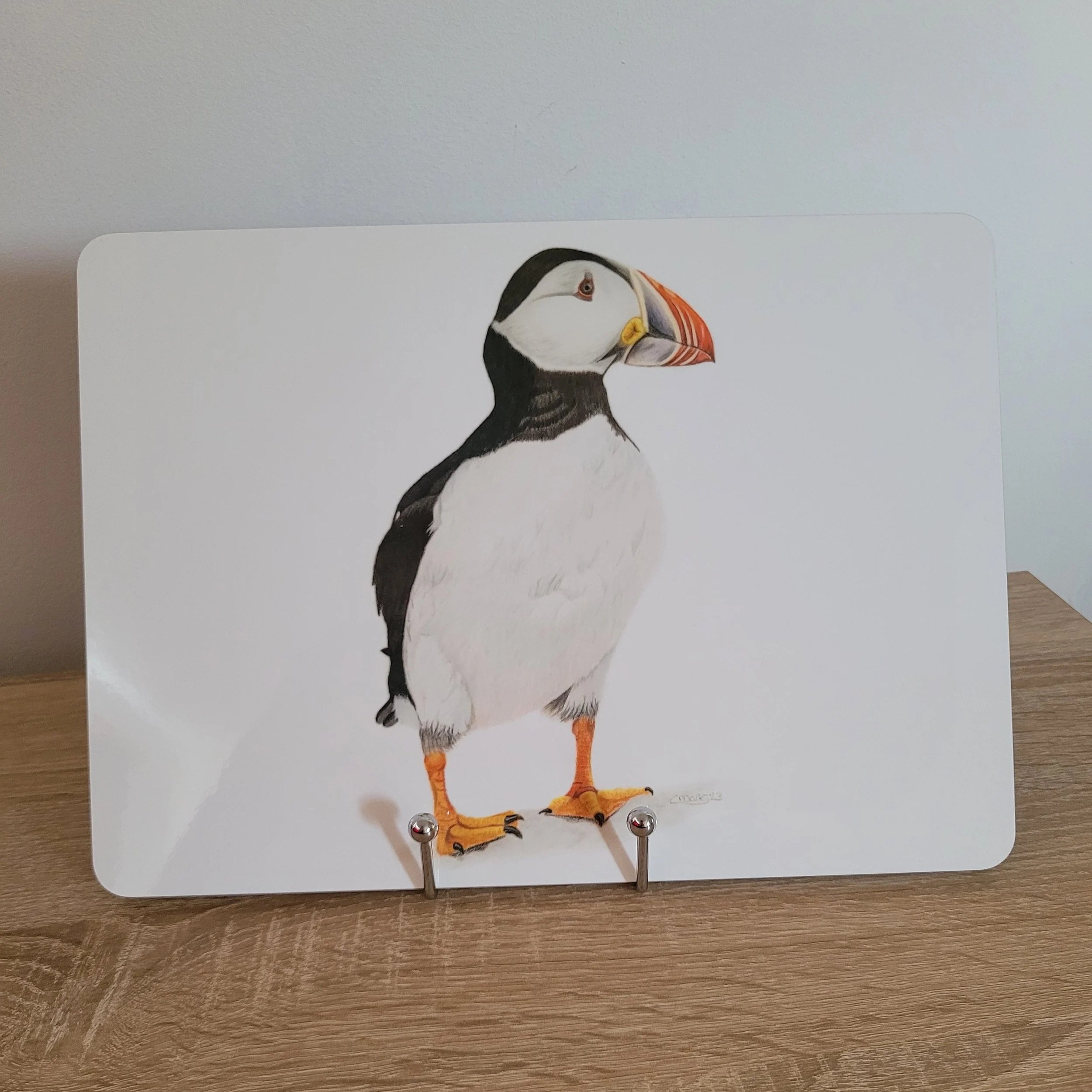 Puffin placemat.