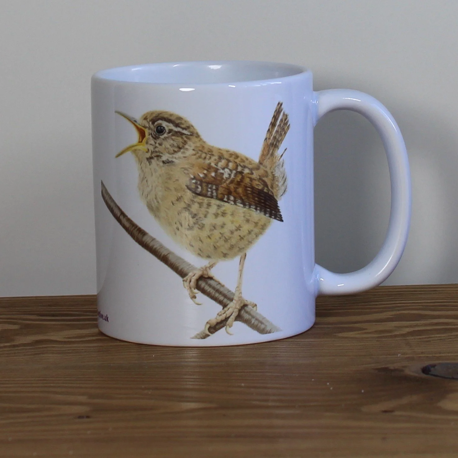 Wren ceramic mug.
