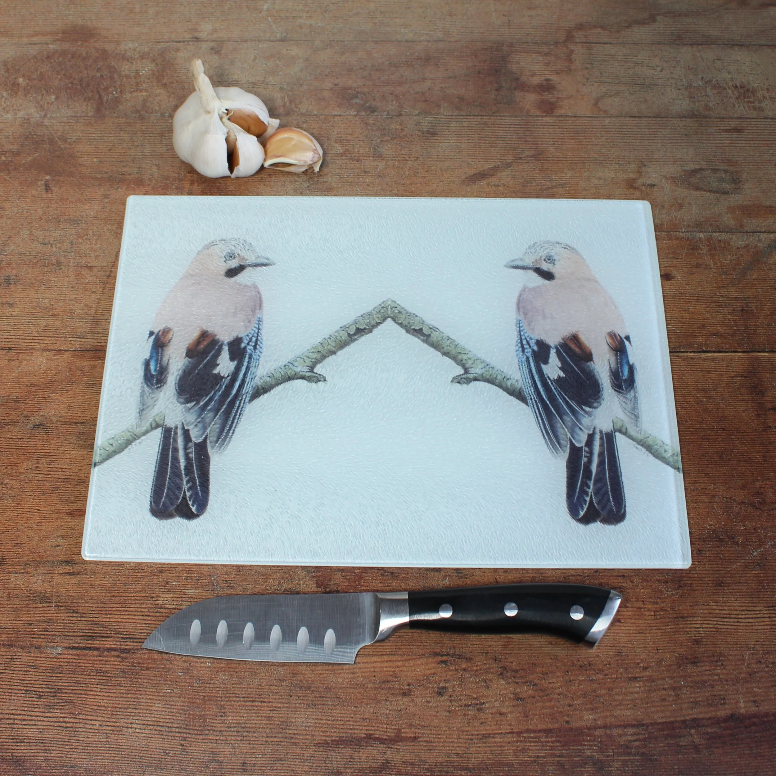 Jay small glass chopping board / worktop saver