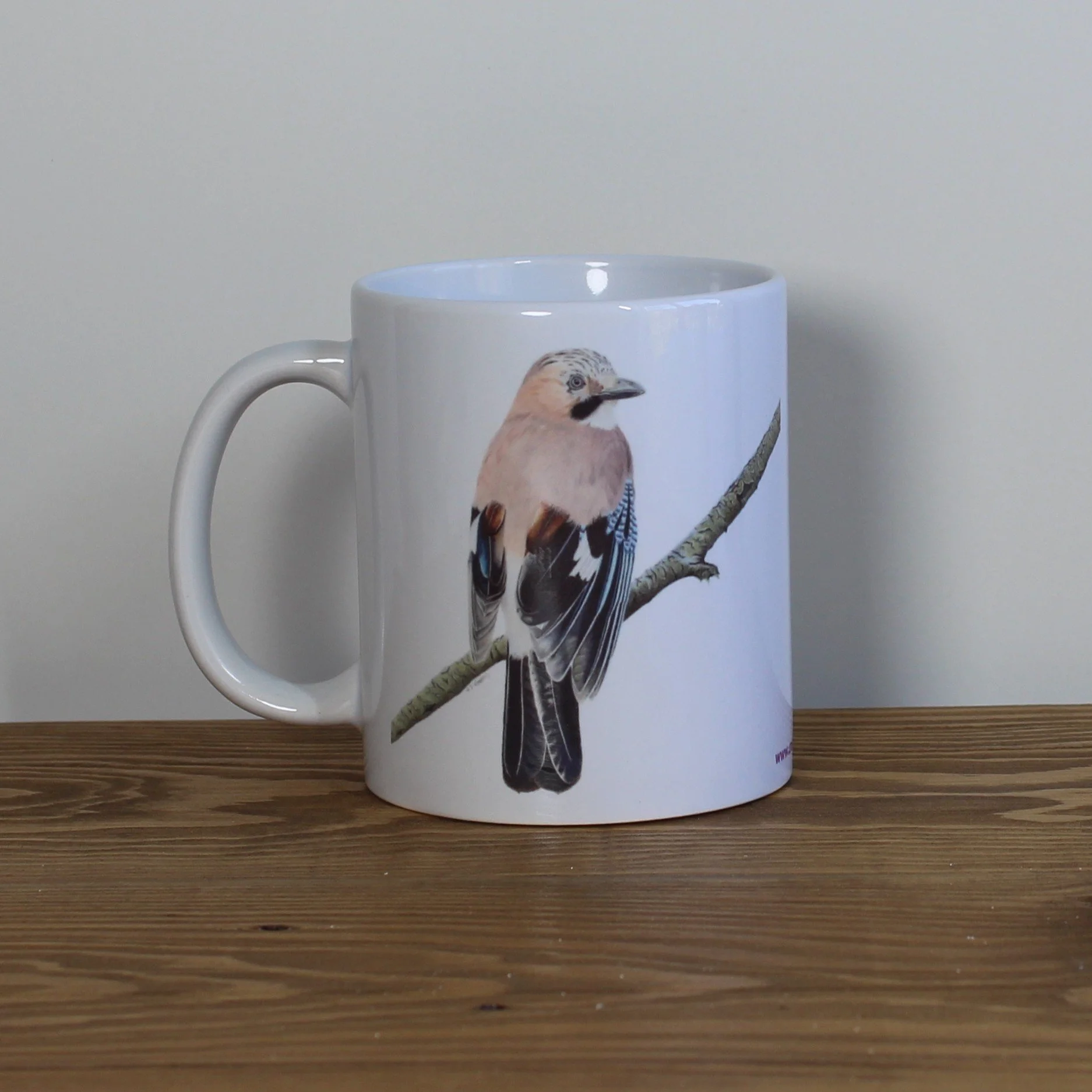 Jay white 11oz ceramic mug