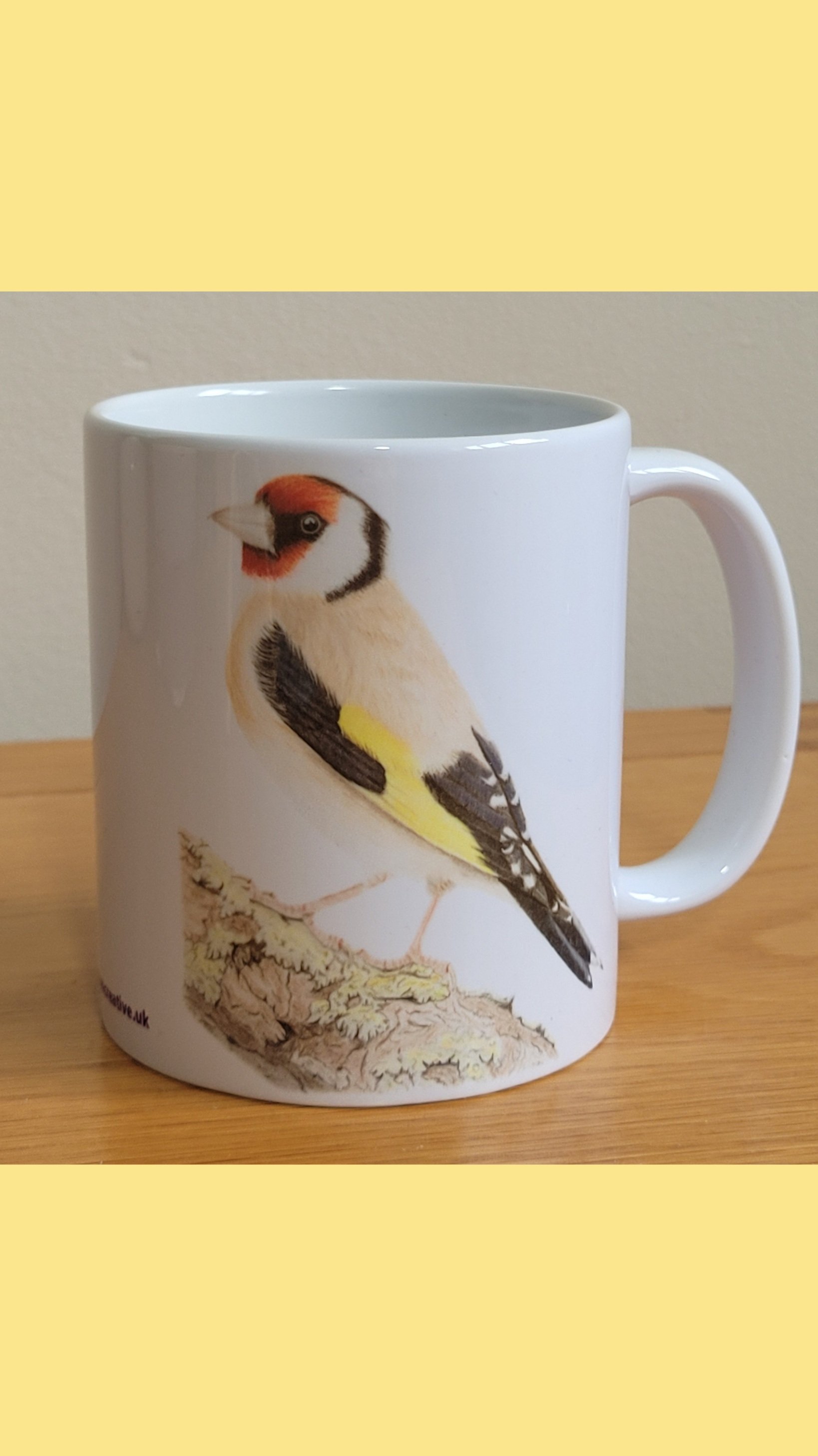 Goldfinch mug.