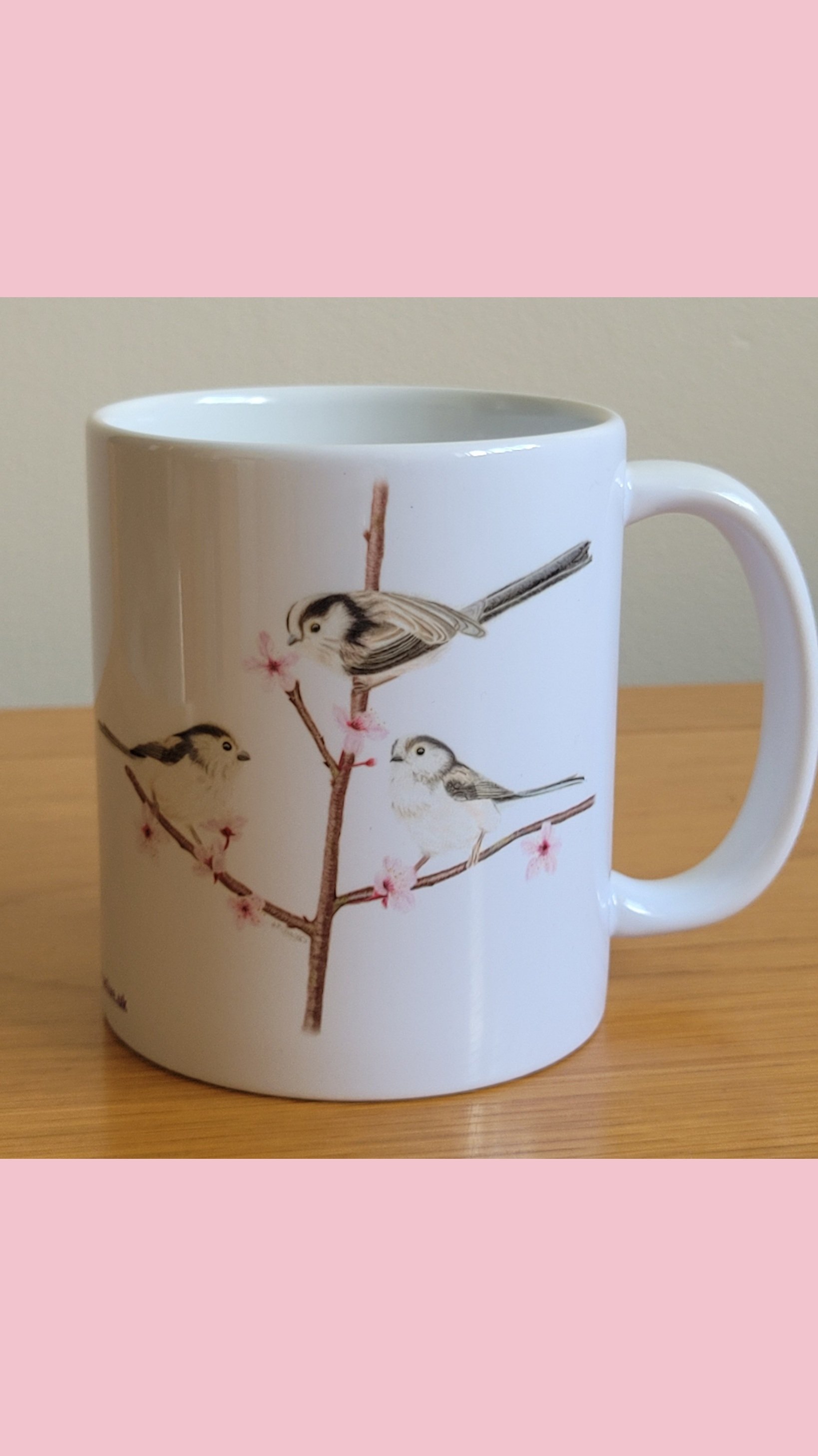 Long tailed tits mug.