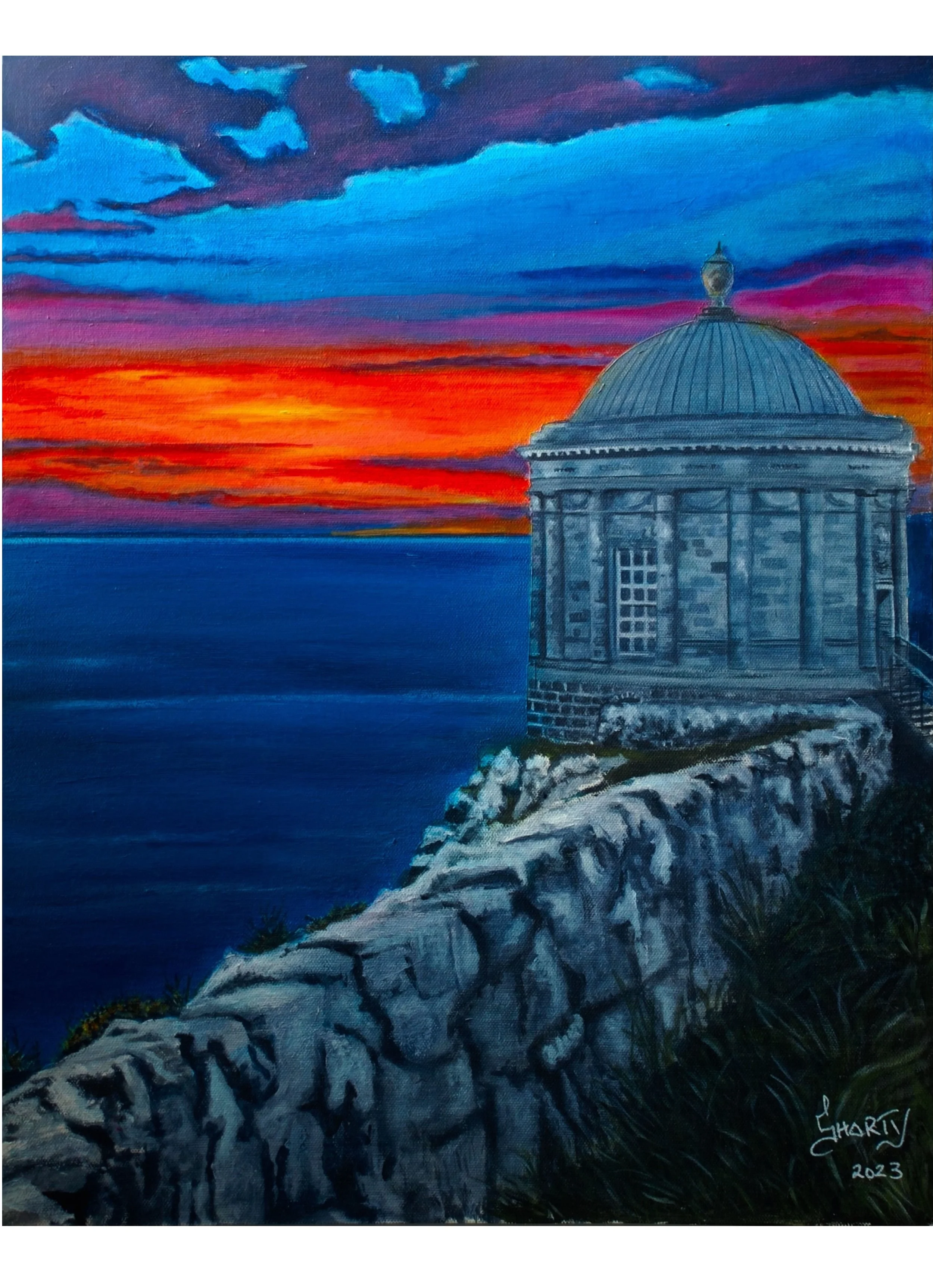 Mussenden Temple Sunset