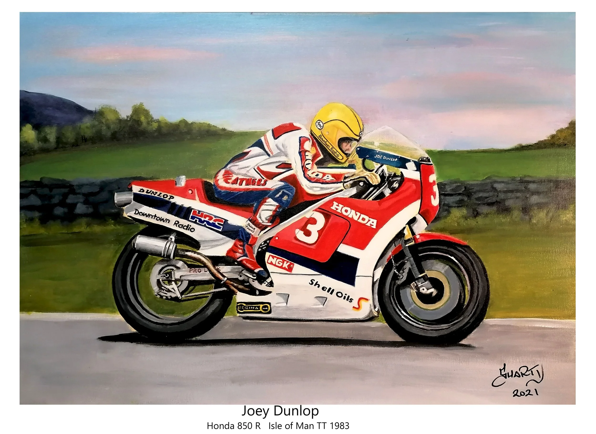 Joey Dunlop . Honda 850R