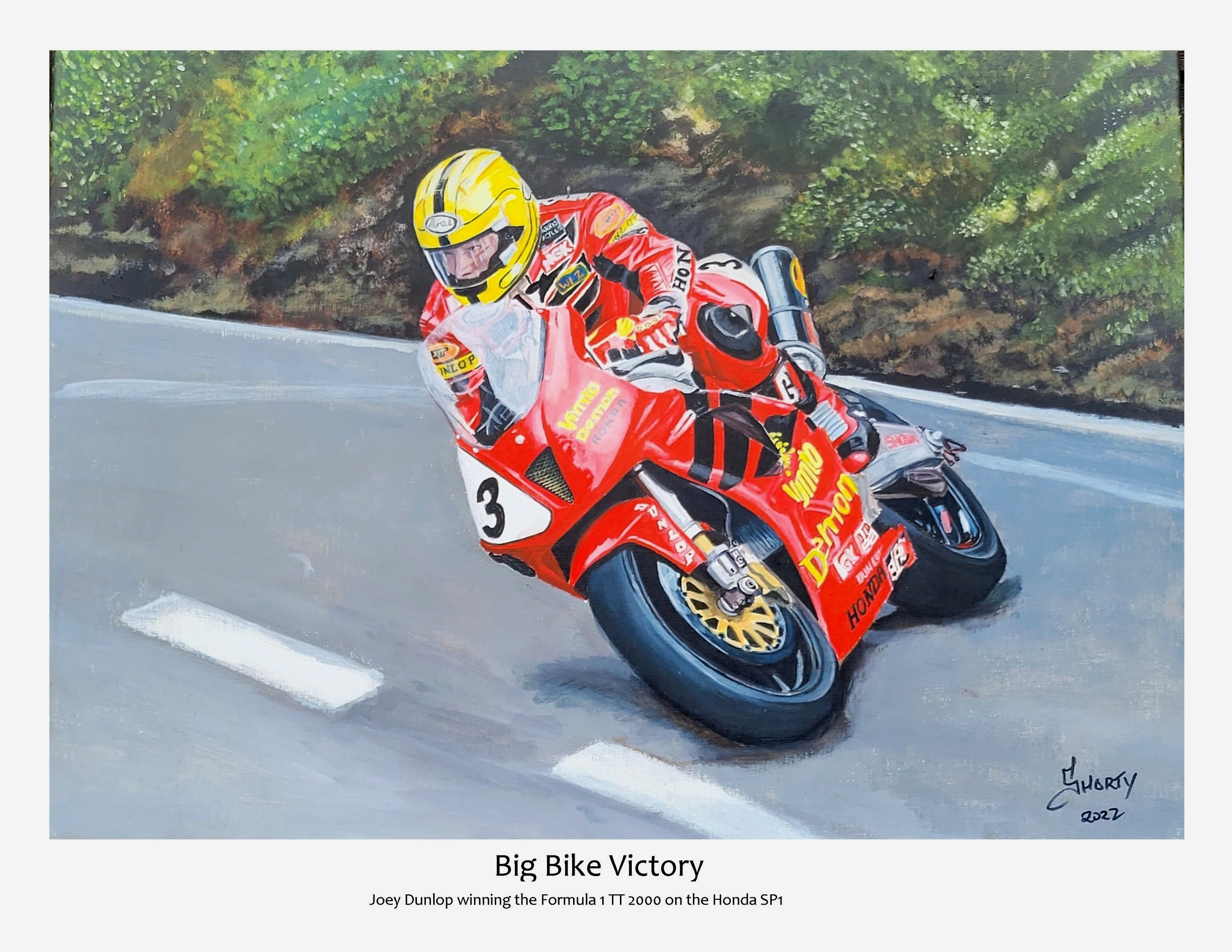 Joey Dunlop Big Bike win