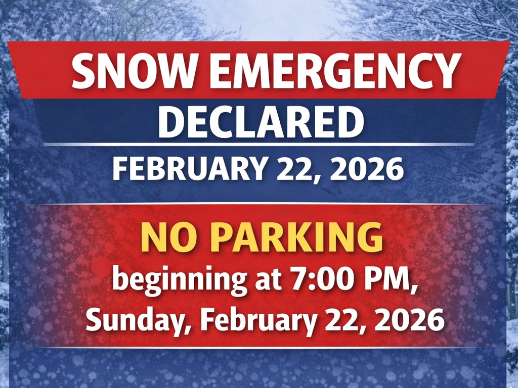 Declaration of Snow Emergency - 02/22/2026