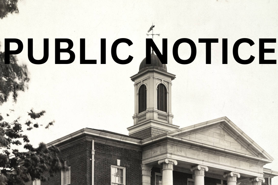 Notice of Public Hearing: Monday, July 13, 2026, 6:45 PM