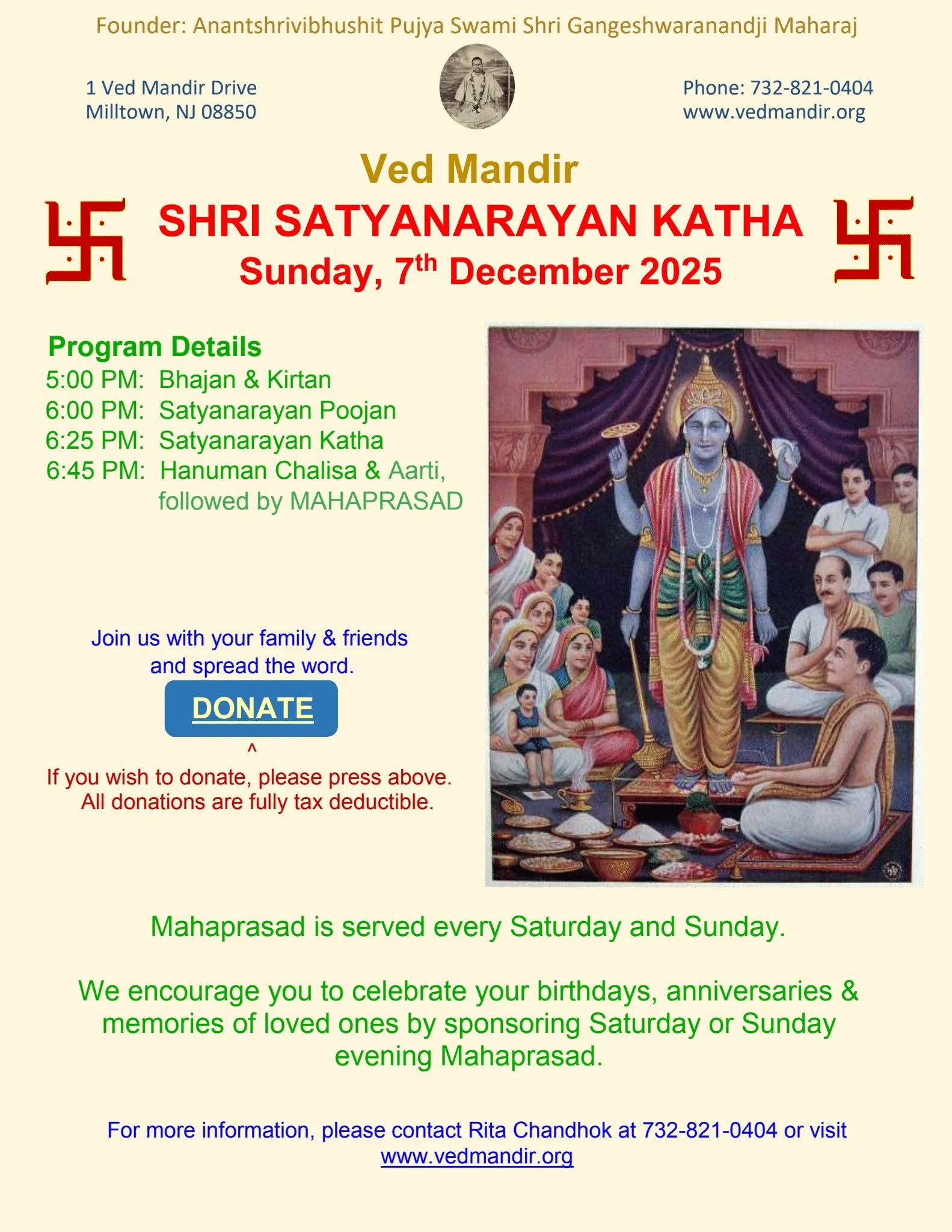 Shri Satyanarayan Katha